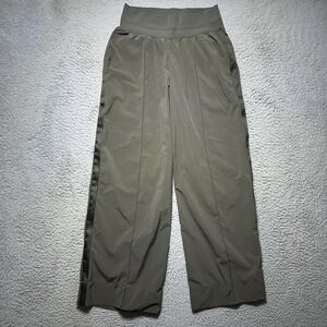 Athleta Nolita‎ Wide Leg Pants Blue Womens Size 6p Pull On High Rise